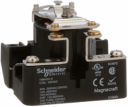 Power relay, SE Relays, SPST-NO-DM, 40A, 120 VAC, open type,