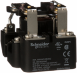 Power relay, SE Relays, DPST-NO, 40A, 240 VAC, open type, heavy duty