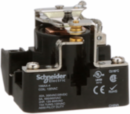 Power relay, SE Relays, SPDT, 40A, 120 VAC, open type, heavy duty