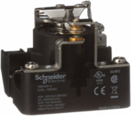 Power relay, SE Relays, SPDT, 40A, 120 VAC, magnetic blowout, open type