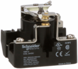 Power relay, SE Relays, SPDT, 40A, 24 VDC, open type, heavy duty