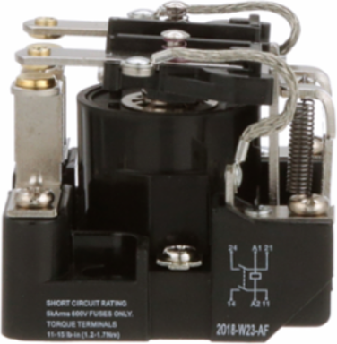 Power Relay, DPST-NO, open cover type, screw terminal, 40A, 12V DC, 1NO