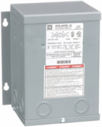 Dry Type Transformer, 1 kVA, 1 Phase, NEMA 3R Enclosure, 240x480V