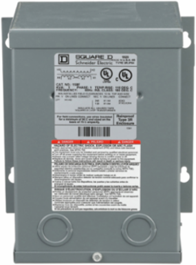 Dry Sealed Transformer 1 kVA, 277V Primary, 120/240V Secondary, NEMA 3R