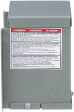 Dry Sealed Transformer 0.25 kVA 1 Phase 240/480V NEMA 3R Wall Mounted