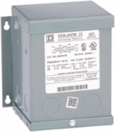 Dry Sealed Transformer 0.25 kVA 1 Phase 240/480V NEMA 3R Wall Mounted