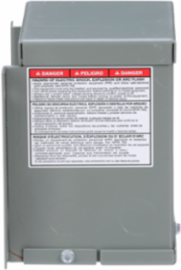 Buck & Boost Transformer 0.25 kVA, 120x240V Primary, 16/32V Secondary, NEMA 3R, 80°C Rise