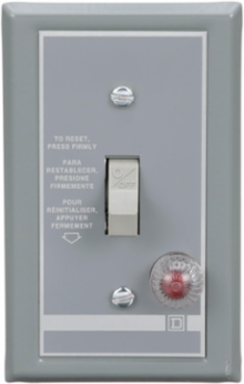 Manual Starter 1 HP, 16A, 1 Pole, NEMA 1, Toggle Switch, Red Indicator
