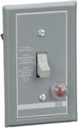 Single Manual Starter 277VAC, 16A, 1 Pole, Toggle Switch, 4.50 Inch