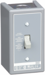 Manual Motor Starter, 1 HP, 16A, NEMA 1, Toggle Switch, 4.25 Inch Tall