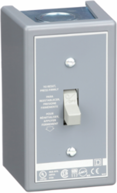 Manual Starter 1HP 277VAC 16A NEMA 1 Toggle Switch