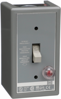 Manual Starter 1 HP 16A 2-Pole NEMA 1 with Toggle Switch and Red Indicator