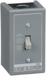 Manual Starter, 2 Pole, 16A, 1 HP at 277V AC, NEMA 1 Enclosure
