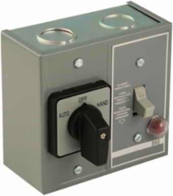 Duplex Manual Starter 16A, 1 Pole, 1 HP at 277VAC, NEMA 1