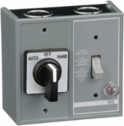 Manual Starter 1 HP 277 VAC 16A NEMA 1 Duplex with Green Indicator