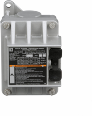 Fractional HP Manual Starter 1 HP, 16A, NEMA 7&9, 1 Pole, 6.36 Inch Tall