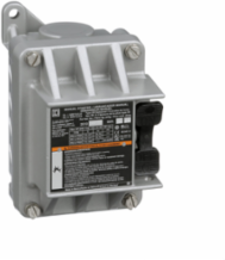 Fractional HP Manual Starter 1 HP, 16A, NEMA 7&9, 1 Pole, 6.36 Inch Tall