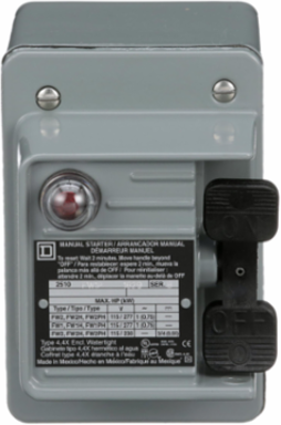 NEMA 4 Manual Starter 1 HP 16A 1 Pole 277V AC