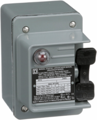 Manual Starter 16A 1 Pole 1 HP at 277 VAC NEMA 4 4.38 Inch Tall