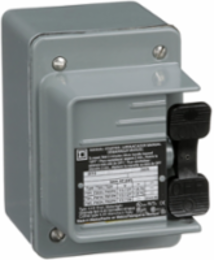 NEMA 4 Manual Starter 16A 2 Poles 1 HP at 277 VAC