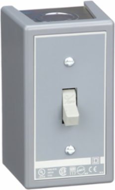 Manual Motor Switch, 30A, 3 Pole, 10HP at 575VAC, NEMA 1 Enclosure