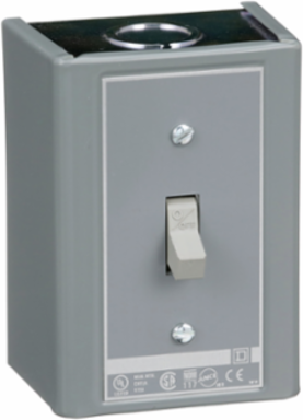 Manual Motor Switch, 30A, 3 Pole, 10HP, NEMA 1 Enclosure