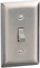 Manual Toggle Switch, 30A 3-Pole, 10HP at 575VAC, Stainless Steel