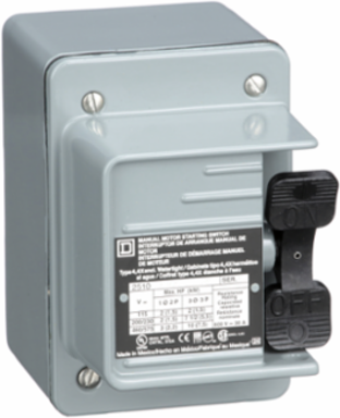 Manual Motor Switch 30A 3 Pole 10HP at 575VAC NEMA 4