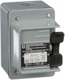 Manual Motor Switch, 30A, 3 Pole, 10HP at 575VAC, NEMA 4