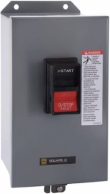 NEMA M0 Manual Motor Starter, 600VAC, 3 Pole, 5HP at 380/575VAC