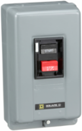 Manual Motor Starter 5HP, 3 Pole, NEMA 1, Push-Button, 600V AC