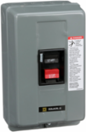 Manual Starter 5HP, NEMA M-1P, 600VAC, 2 Pole, No Indicator, NEMA 1
