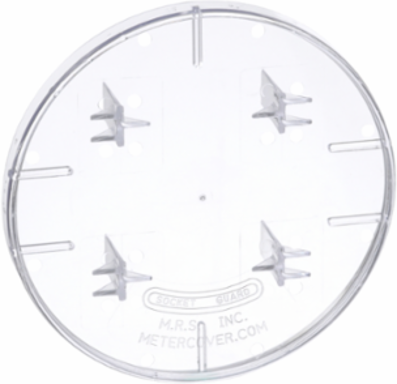 EZ Meter-Pak Lexan Closing Plate for Ring/Ringless Meters 7 Inch x 1.7 Inch