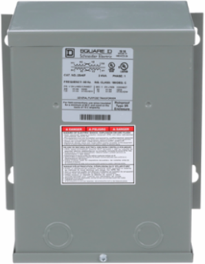 Buck Boost Transformer 2 kVA 1 Phase 120 x 240V Primary 16/32V Secondary NEMA 3R