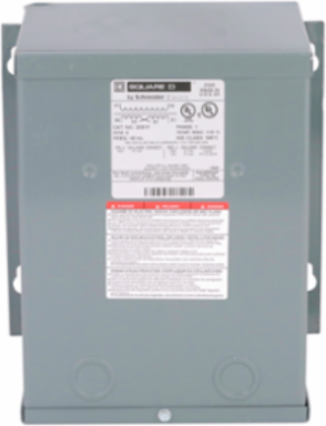 Dry Type Transformer 2 kVA 1 Phase 600V Primary 120/240V Secondary NEMA 3R
