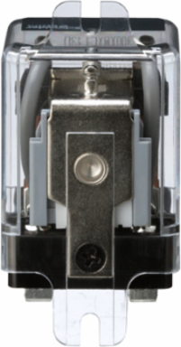 Power Relay, DPDT, side flange cover, quick connections terminals, 30A, 12V DC, 2NO + 2NC