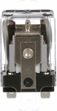 Power Relay, DPDT, side flange cover, quick connections terminals, 30A, 24V DC, 2NO + 2NC