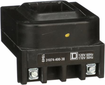 NEMA Motor Starter, Type S, replacement coil, 110/120VAC 50/60Hz, 2 or 3 pole, NEMA size 3 starter and 8903SQ lighting
