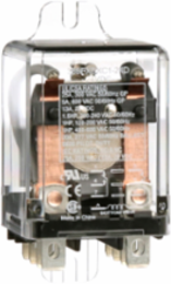 Power relay, SE Relays, DPDT, 25A, 24 VDC, side flange cover