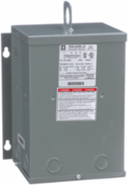 Transformer, dry type, encapsulated, 3kVA, 1 phase, 480V primary, 120/240V secondary, 10A, 115C rise [TAA]