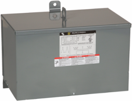 Resin Encapsulated Transformer 3 kVA, 480V Delta, NEMA 3R, Wall Mounted