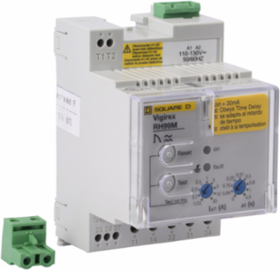 Vigirex Ground Fault Relay Time Delay Switch, UL Listed, 120VAC