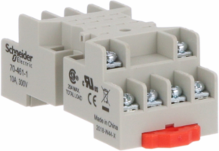 Socket, SE Relays, 10A, 14 pins, screw clamp terminals, mixed contact, for 782H / 792 relays