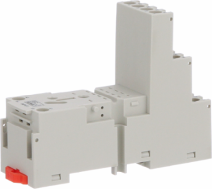 Socket, SE Relays, 10A, 17 pins, screw connectors, separate contact, for 782 relays