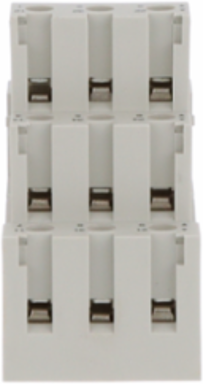 Socket, General Purpose Relays, for 782 relays, 3PDT, 11 pins, output lift terminals solid/stranded, separate contact, 25A, 300V