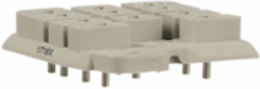 Socket, SE Relays general purpose relay accessory, 3PDT, 15A, 300V, 11 pins, pins for printed circuit board, panel, 788S
