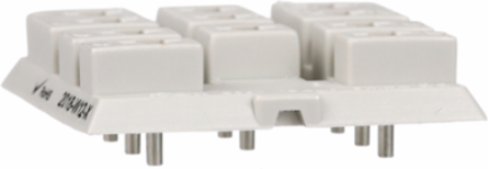 Socket, SE Relays general purpose relay accessory, 3PDT, 15A, 300 V, 11 pins, pins for printed circuit board, 788 S