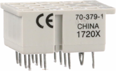 Socket, SE Relays, 5A, 14 pins, for printed circuit board, for 782H / 792 relays,
