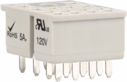 Socket, SE Relays, 5A, 14 pins, for printed circuit board, for 782H / 792 relays,