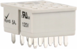 Socket, SE Relays, 5A, 14 pins, for printed circuit board, for 782H / 792 relays,